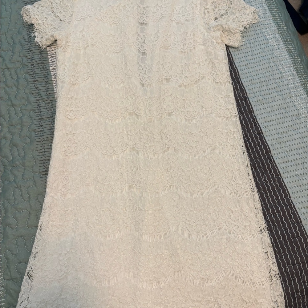 Lulu's White Lace Dress
